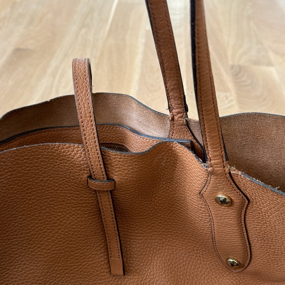 Annabel Ingall caramel small Isabella leather tote - Picture 3 of 5